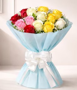 20 Mixed Rose Bunch