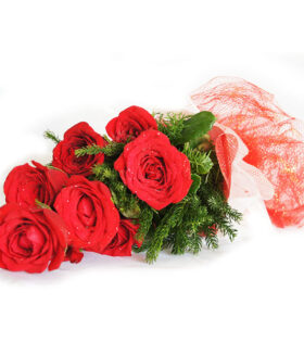 6 Roses Bunch