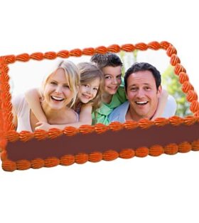 1.5kg Chocolate Delight Photo Cake