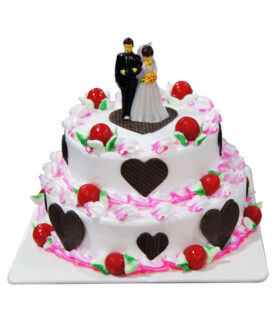 Strawberry Step Cake online delivery in Hyderabad