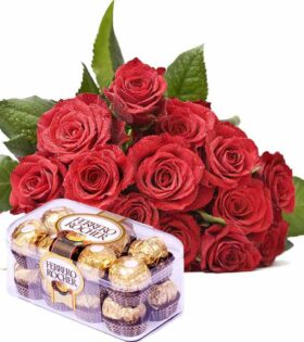 Combo of 20 Red rose N Chocolates