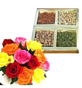 Dry Fruits and Flowers