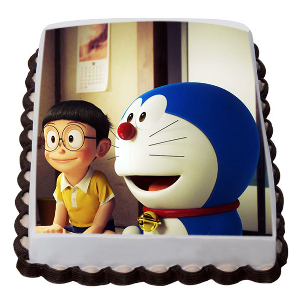 LovableDoraemonandNobitaCake Send gifts to Hyderabad From USAGifts