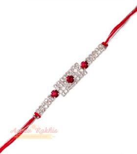 Red stone Rakhi