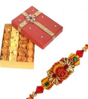 Rakhi and 500 Grams sweets