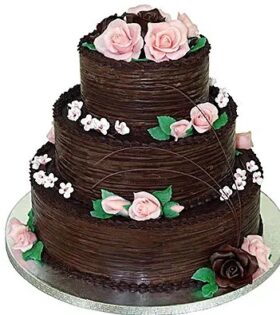 3 Tier Chocolate Truffle Cake 5 kg