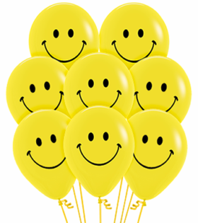 Smiley Balloons delivery in Hyderabad India