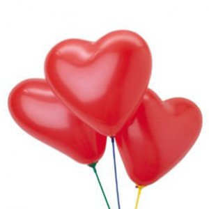 heart shape balloons home delivery in Hyderabad