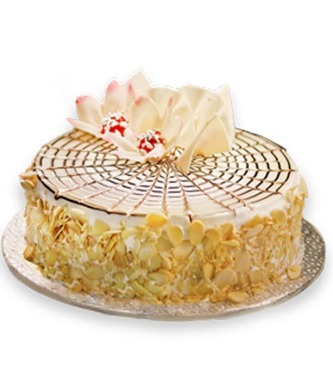 Happy birthday Almond Cake with home delivery online same day delivery.